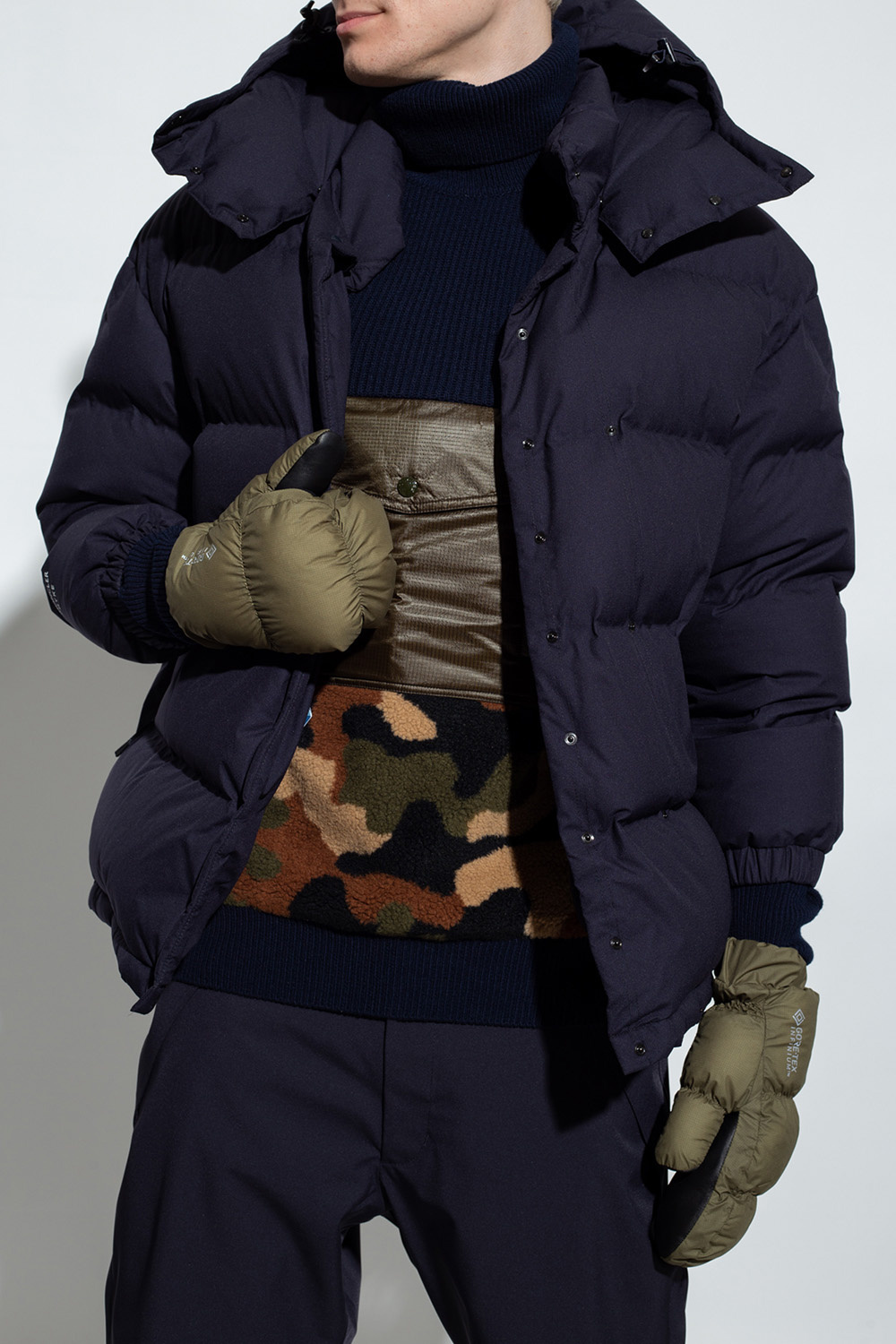 HYKE × MONCLER GENIUS MUVERANIS Moncler Genius 4 Moncler Hyke Black Galenstock Down Jacket